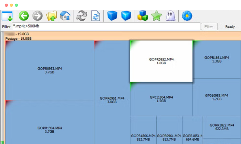 SpaceSniffer 界面截图