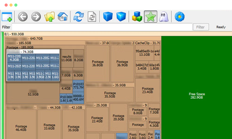 SpaceSniffer 界面预览